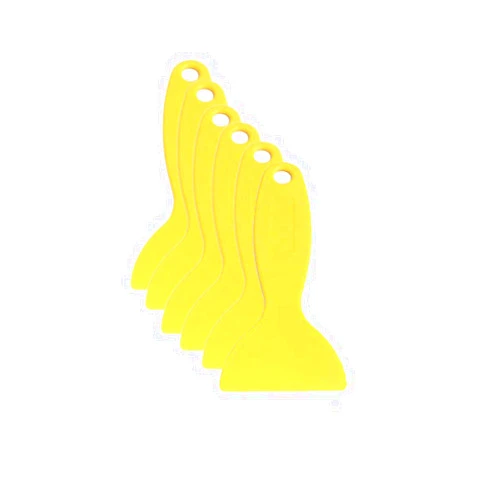 Calorbot 6Pcs Plastic Spatula for 3D Printing Resin Removal Vinyl Film Wrap Cleaner Scraper Air Bubble Remover Sticker Installation Tool