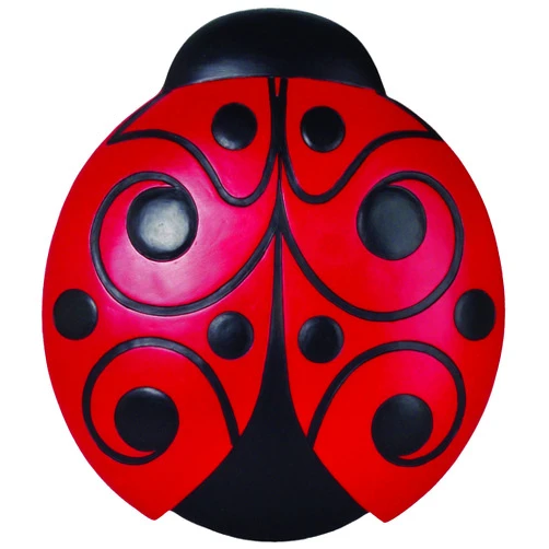 Spoontiques - Garden Décor - Ladybug Stepping Stone - Decorative Stone for Garden