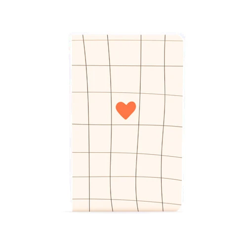 DENIK Little Love Classic layflat Notebook, 8.25-inch Length, Office, School Supplies