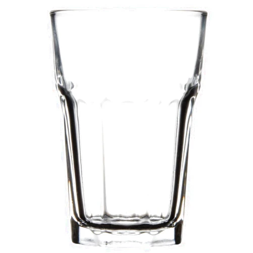 Gibraltar Libbey 15244 Gibraltar DuraTuff 14 oz Beverage Glass, SET OF 6 w/Signature Party Picks