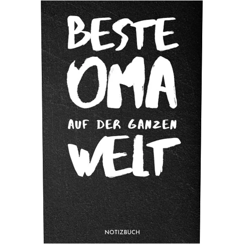 Lernfaktur Publishing Notizbuch Beste Oma: Eintragbuch für Großmutter | Journal für Senioren und Rentnerinnen (German Edition)
