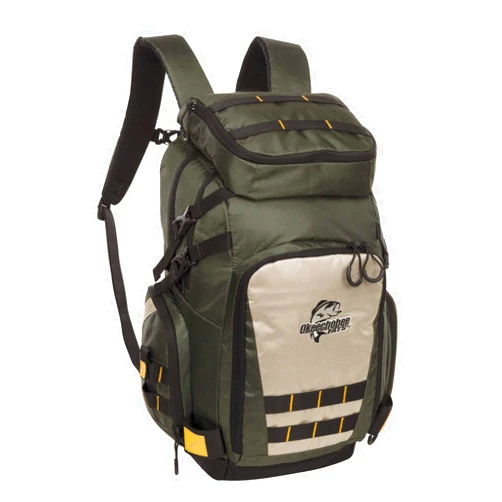 Okeechobee Fats Shady Glade Tackle Backpack Fishing Backpack + 2 Tackle Boxes | X-Large Fishing Bag