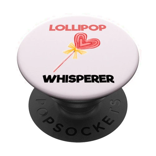Candy Costume Tee & Gifts Lollipop Whisperer Cute Sweet Heart Candy Lollipop Lover PopSockets Standard PopGrip