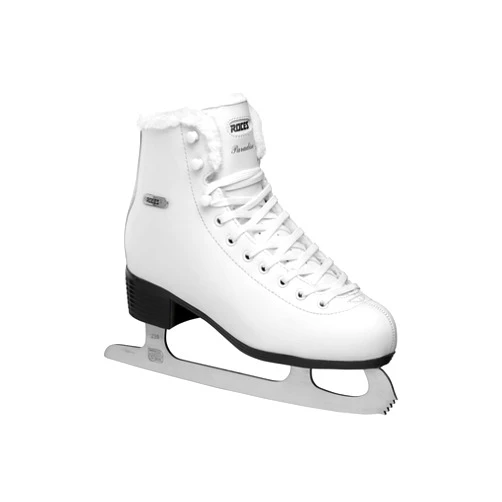 Roces Women's Paradise Eco Fur Durable Comfortable Lace-Up Figure Ice Skates with Stainless Steel Blade, Reinforced Upper & Synthetic Lining
