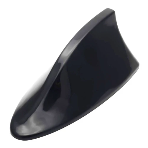 MACHSWON Shark Fin Shape Wire Auto Car Roof Radio AM/FM Signal Aerial Antenna Black