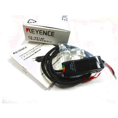 Vanky Industry KEYENCE CZ-V21AP Fiber Optic Color Mark Sensor PNP Output New