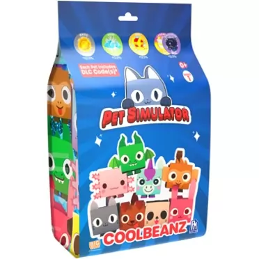 UCC DISTRIBUTING PET Simulator Plush Mystery Bag – Coolbeanz (Guaranteed DLC Code) Look for Basic , Rare , Epic , Legendary & Exclusive Codes