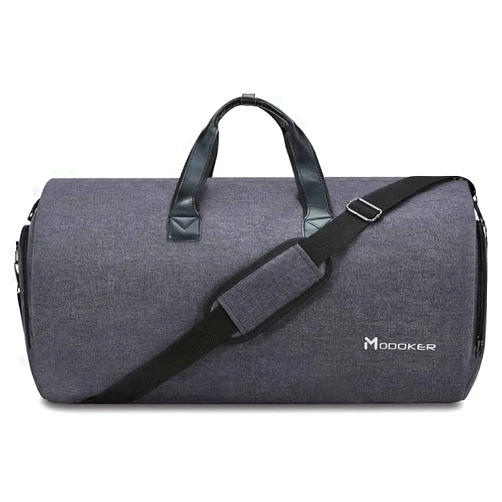 Modoker Carry on Garment Bags for Travel, Convertible Garment Duffel Bag with Shoulder Strap for Men Women- 2 in 1 Hanging Suitcase Suit Travel Bags