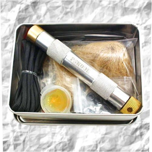 PSKOOK Metal Fire Piston Educational Campers/Survival/Preppers Scientific Lesson