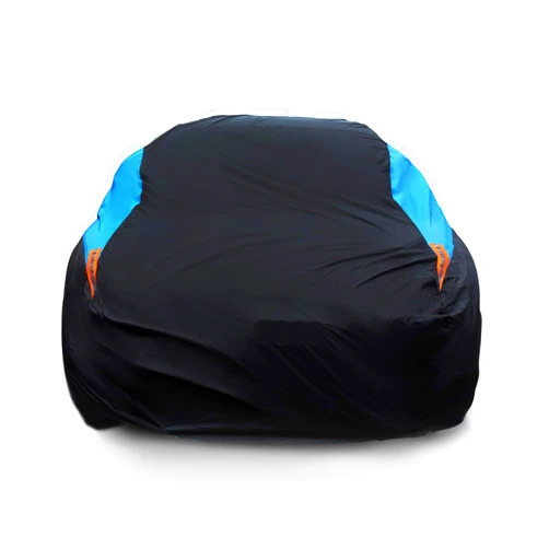 MORNYRAY Waterproof Car Cover All Weather Snowproof UV Protection Windproof Outdoor Full car Cover, Universal Fit for Sedan (Fit Sedan Length 194-206 inch, Blue)