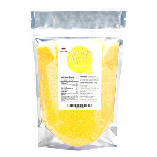 Cake S.O.S. Sanding Sugar Yellow 32 oz.