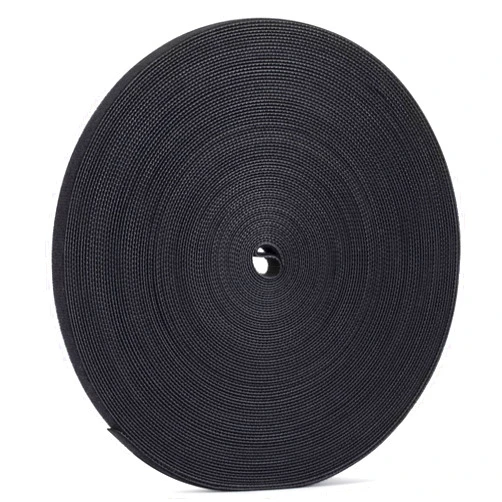 XINYIBO 1/2 inch Reusable Fastening Tape Cable Ties Double-Sided Hook-and-Loop Cable Management Tape (Black 25 Yards)