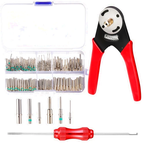 Leriton 90 Pairs (180 Pcs) Deutsch Connector Pins Kit Tool, Socket Connector 12 16 20 Terminal with AWG 12-20 Closed Barrel Compatible with Crimper and Wedgelock Removal Tool Waterproof Automotive