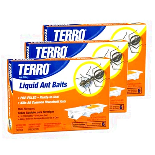 Terro Ant Killer: Terro Liquid Baits (3 Pack, 18 Bait Stations Total)