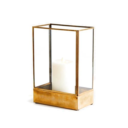 Napa Home & Garden Cottage Hurricane Small Gold