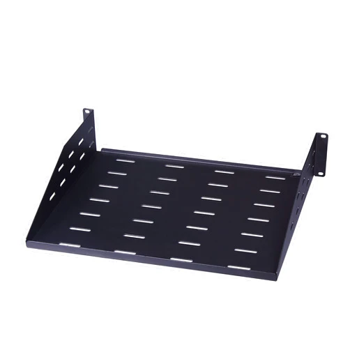 Rosewill 2U Universal Vented Rack Mount Server Shelf for 19 Inch Server Racks / Cantilever Server Cabinet Shelves 14 Inch 355mm Deep Black (RSA-2USHF02)