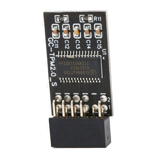 Qiilu Windows 11 Motherboard Gigabyte Tpm 2.0 Pcb Tpm 2.0 Encryption Security Module for Gigabyte 12Pin Lpc Interface High Security Remote Card Encryption Security Module
