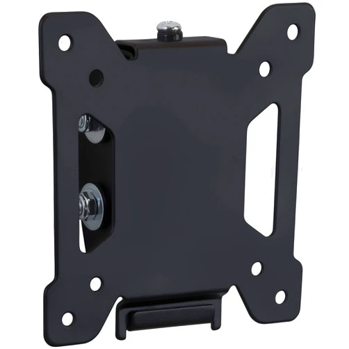 Mount-It! Tilting TV Wall Mount Bracket for Small TV and Computer Monitors, Low-Profile Design with Quick Release Function, Fits 24, 27, 30 and 32 Inch Screens Up to VESA 100, 44 Lbs Capacity, Black