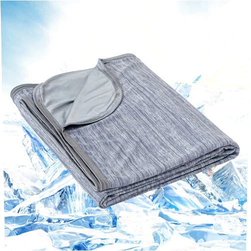 OIGAE Cooling Blanket Throw Size, Summer Blanket for Hot Sleepers, Arc-Chill Q-Max 0.5 Cool Fiber, Thin Lightweight Breathable Cold Throw Blanket for Bed Couch All Season Use, 50