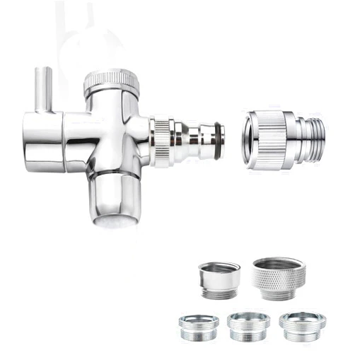Sneatup Faucet Aerator to Garden Hose Diverter (5 adapters + Quick Connector)