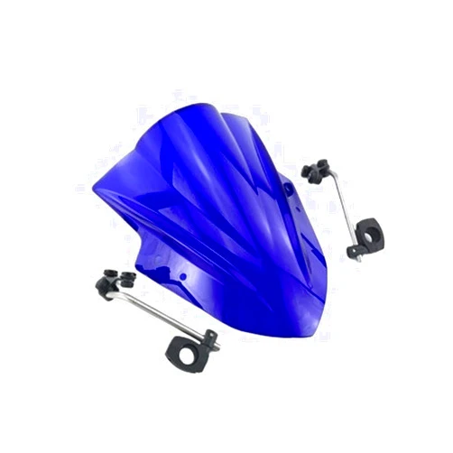 YHNNH Windshield Windscreen & Adjustable Bracket for Ya&maha FZ6 FZ1 FZ8 FZ8N FZ 1 6 8 XJ6 MT125 MT-01 MT 01 07 09 03 10 MT03 MT09 MT07 Motorcycle Windshield