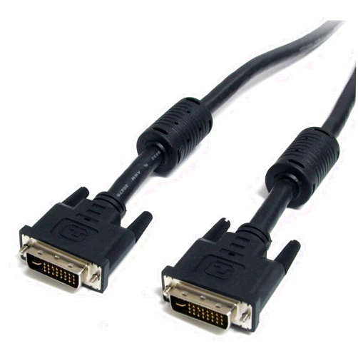 StarTech.com Dual Link DVI-I Cable - 20 ft - Digital and Analog - Male to Male Cable - Computer Monitor Cable - DVI Cord - DVI to DVI Cable (DVIIDMM20)