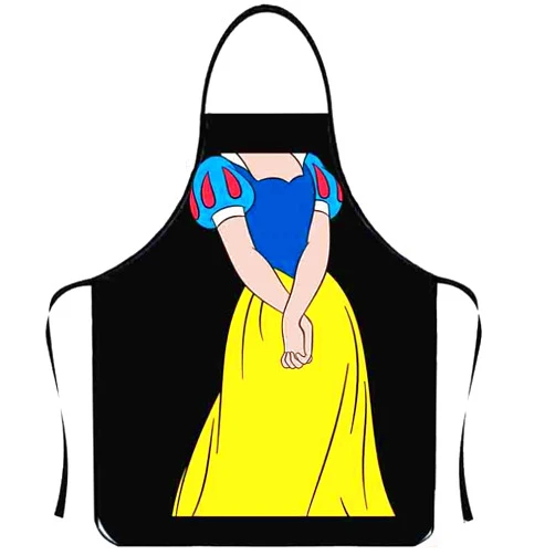 Jurzely Sun Yue's Fun Apron, Creative Apron, Couple Apron, Sleeveless Apron, Polyester Fabric (156)
