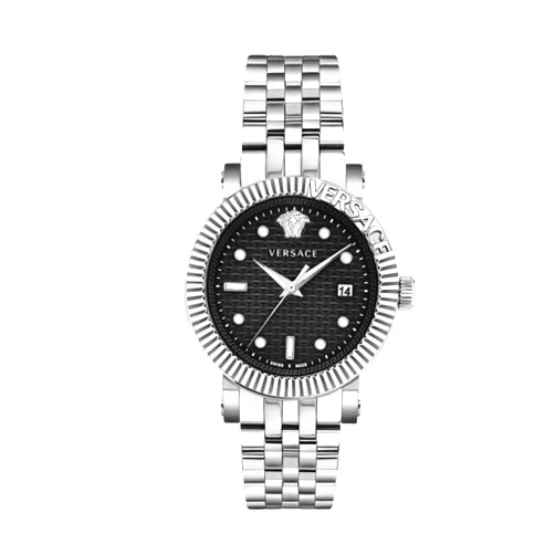 Versace V-Chrono Classic Collection Luxury Mens Watch Timepiece