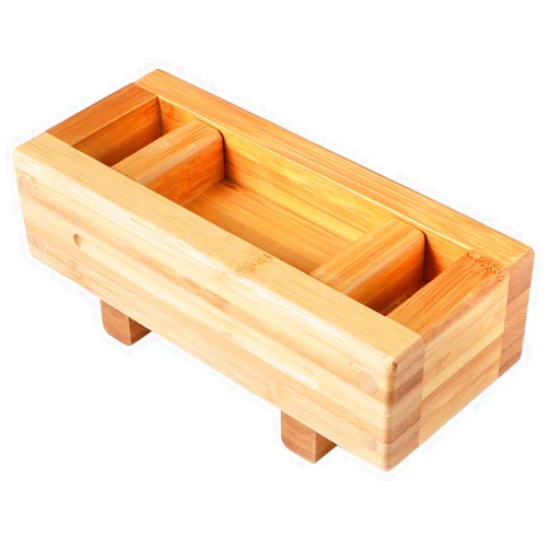 AVEEWA Sushi Press Maker Rectangular Wooden Oshizushi Box Sushi Mold Japanese Sushi Nigiri Maker Mold DIY Tool