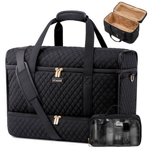 LOVEVOOK Large Travel Duffle Bag, Weekender Bags for Women With Shoe Compartment, Overnight Hospital Bag For Women Labor Delivery, Carry on Bag Personal Item Travel Bag, Yoga Gym Duffel Bag