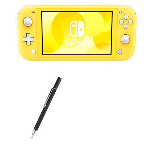 BoxWave Stylus Pen Compatible with Nintendo Switch Lite - FineTouch Capacitive Stylus, Super Precise Stylus Pen - Jet Black