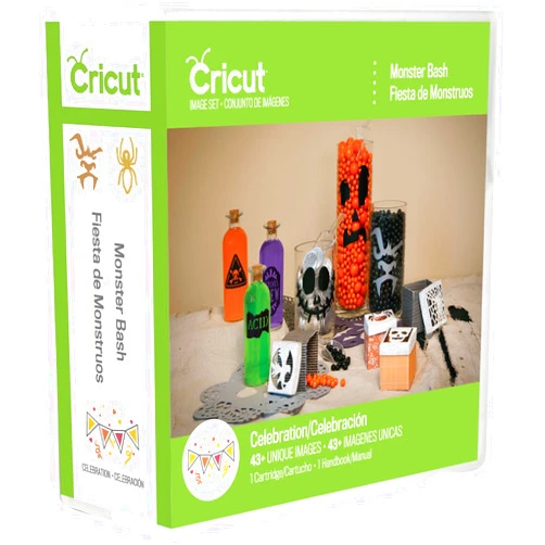 Cricut PV2002289 Cartridge Monster Bash, Multicolor
