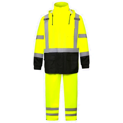 SRsafety high visibility rain gear, Class 3 High Visibility Work Rain Gear for Men, Construction Rain Suits.