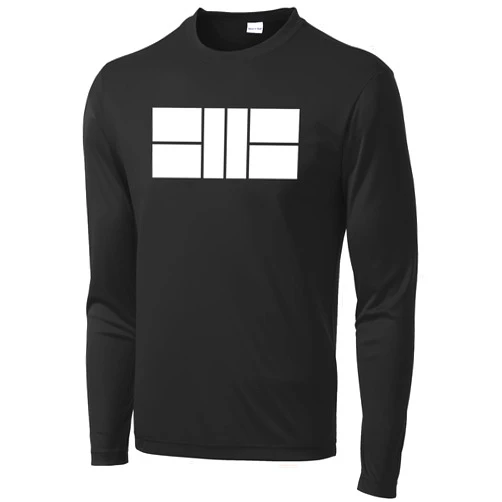 Dinkers & Bangers - Pickleball Court - Men's Performance Long Sleeve Shirt