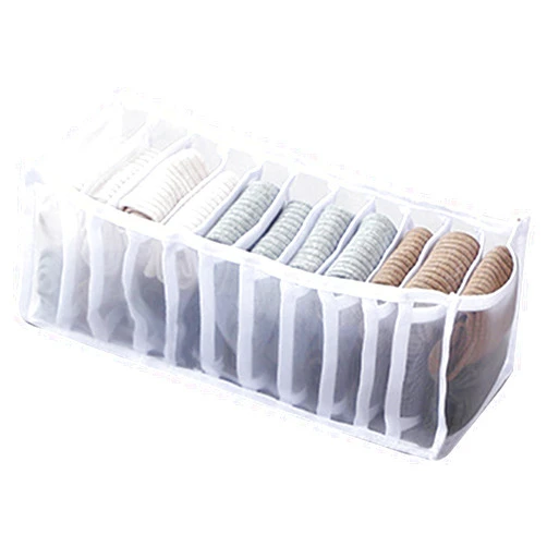 ZYYYWW Storage Boxex, Underwear Bra Organizer Storage Box Drawer Closet Organizers Divider Boxes for Underwear Scarves Socks Bra (Color : B)