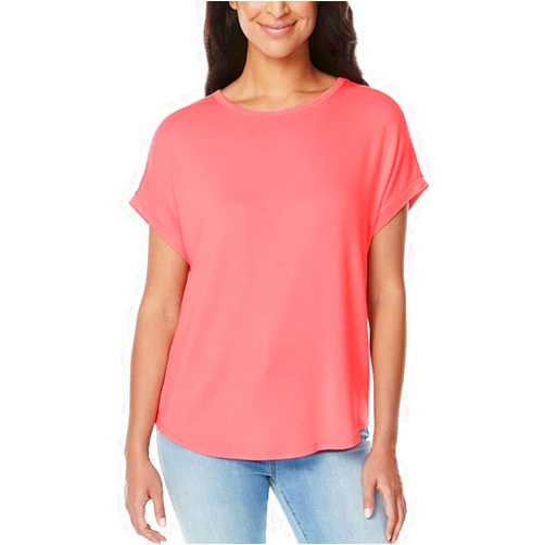 Buffalo David Bitton Ladies' Curved Hem Crewneck Summer Top