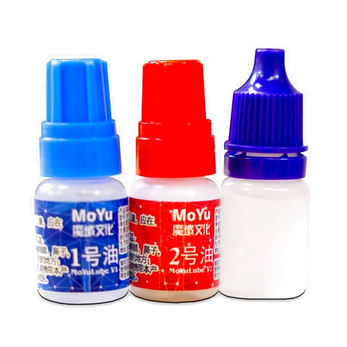 IYallow MoYu Lube 1, 2, 3 Set 5cc - Professional Speed Cube Lube for Rubik's Cubes, Lubricant Oil Ultimate Cube Lube Performance