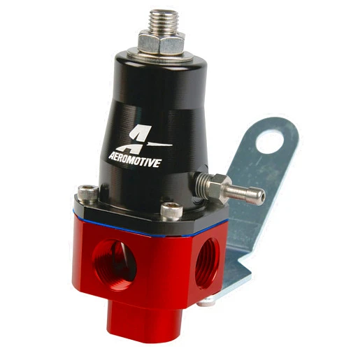Aeromotive 13301 Universal Return Style Fuel Pressure Regulator for EFI and Carbureted Engines, Adjustable, 2-60 PSI, 3-Port 3/8
