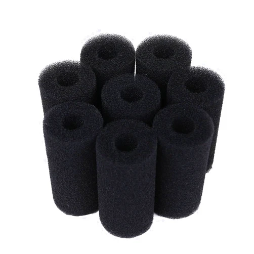 QIHYCUF 8 Pack Pre-Filter Sponge Aquarium Pre Filter Foam Rolls 0.6” Intake Replacement Sponges for Fish Tank Filter Accessories