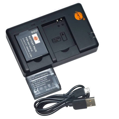 DSTE 2 Pack DMW-BCM13 Battery + Dual USB Charger Compatible for Panasonic Lumix DMC-TZ60 ZS30 ZS35 ZS40 ZS45 ZS50 LZ40 TS5 TS6 TZ37 TZ40 TZ41 TZ55 as DMW-BCM13E DMW-BCM13PP