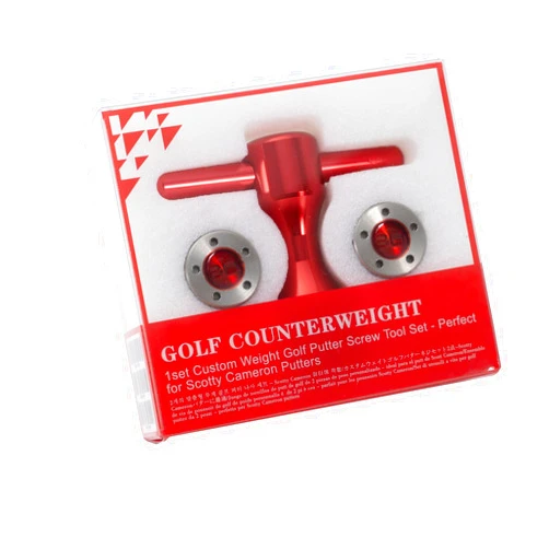 Bolton Golf Putter Weights 5g/10g/15g/20g/25g/30g/35g/40g 2pcs with Red Wrench Kit Replace for Scotty Cameron Putters (2Pcs 30g+Wrench)