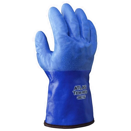 Atlas Showa Best 282 Atlas TEMRES Insulated Gloves, Waterproof/Breathable TEMRES Technology, Oil Resistant Rough Textured Coating, Acrylic Insulation, XL (1 Pair)