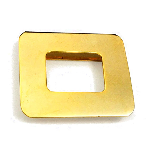 eJoyce 2-pcs Square Shaped Metal Fashion Belt Buckle, 2