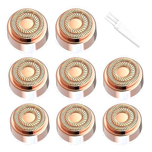 Innobeaut Refill for Flawless Replacement Heads Compatible with Finishing Touch Facial Hair Removal tool for Women As Seen On TV, 8-pc Pack