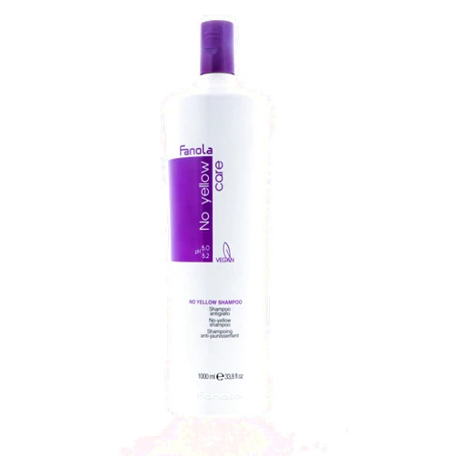 Fanola No Yellow Shampoo, 1000 ml (Pack of 2) ,33.8 Fl Oz,Pack of 2