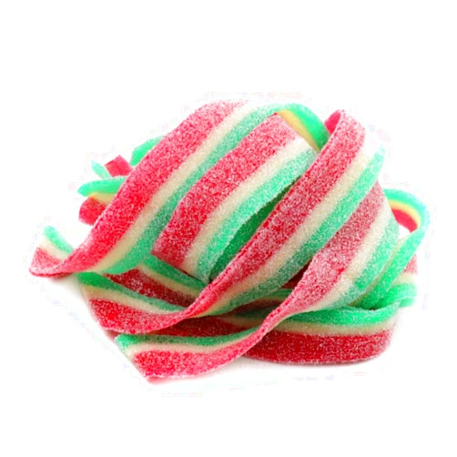 Bayside Candy All Flavors Sour Candy Belts - Sour Belts (Watermelon, 2LB)