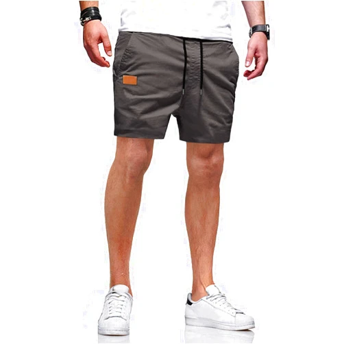 JMIERR Mens Casual Shorts - Cotton Drawstring Summer Beach Stretch Twill Chino Golf Shorts with Pockets