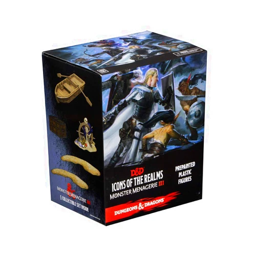 WizKids Dungeons and Dragons: Icons of The Realms: Monster Menagerie 3 - Pre Painted Plastic Figures Booster Box