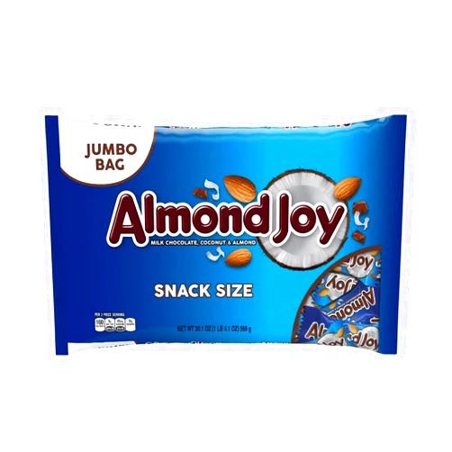 Almond Joy Halloween Almond Joy Jumbo Snack Size, 20.1-Ounce (Pack of 3)