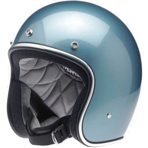 Biltwell Unisex-Adult Open-Face-Helmet-Style Steel Bonanza 3/4 Open-Face DOT Helmet